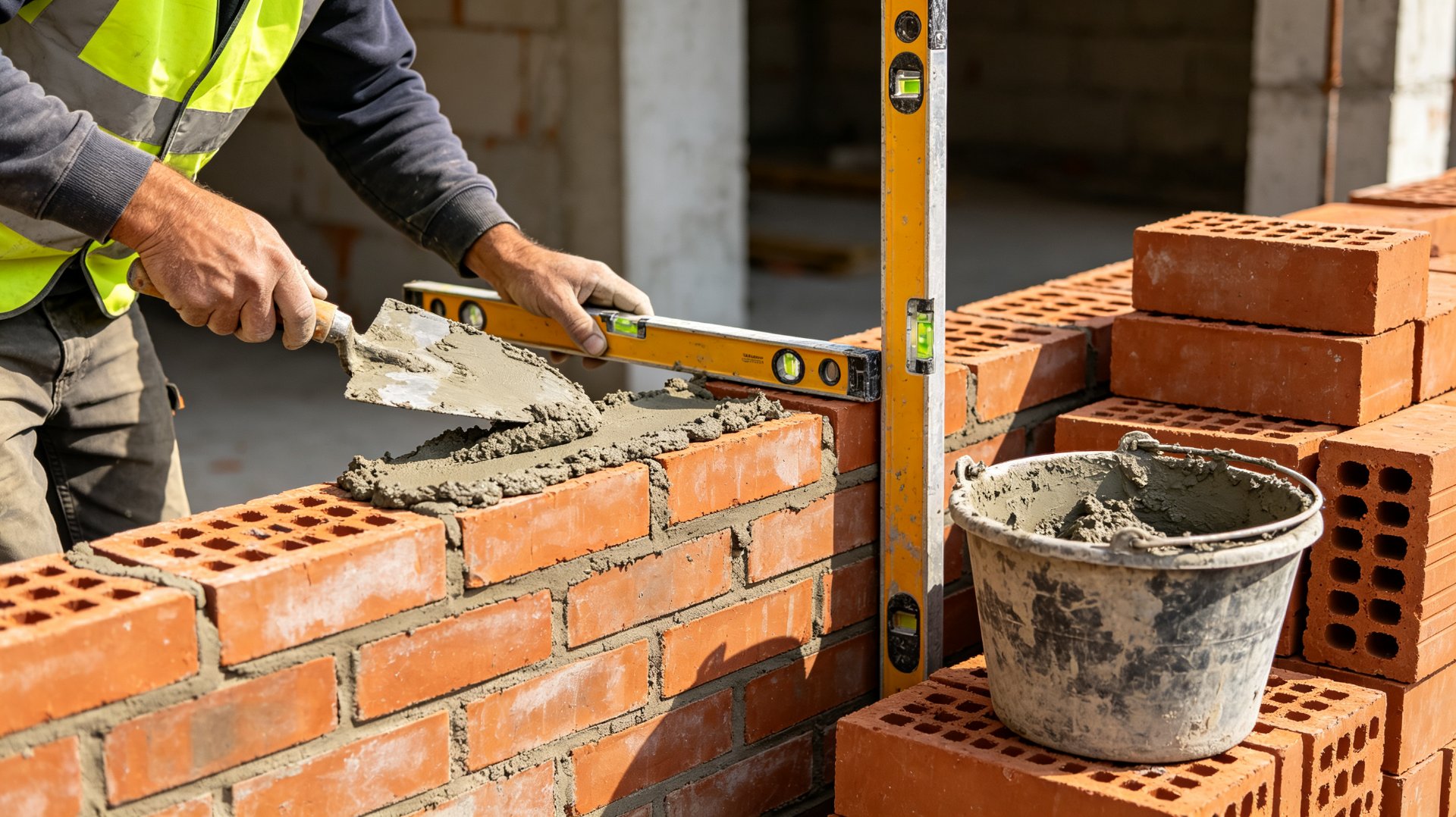 Mortar application with HEC thickener